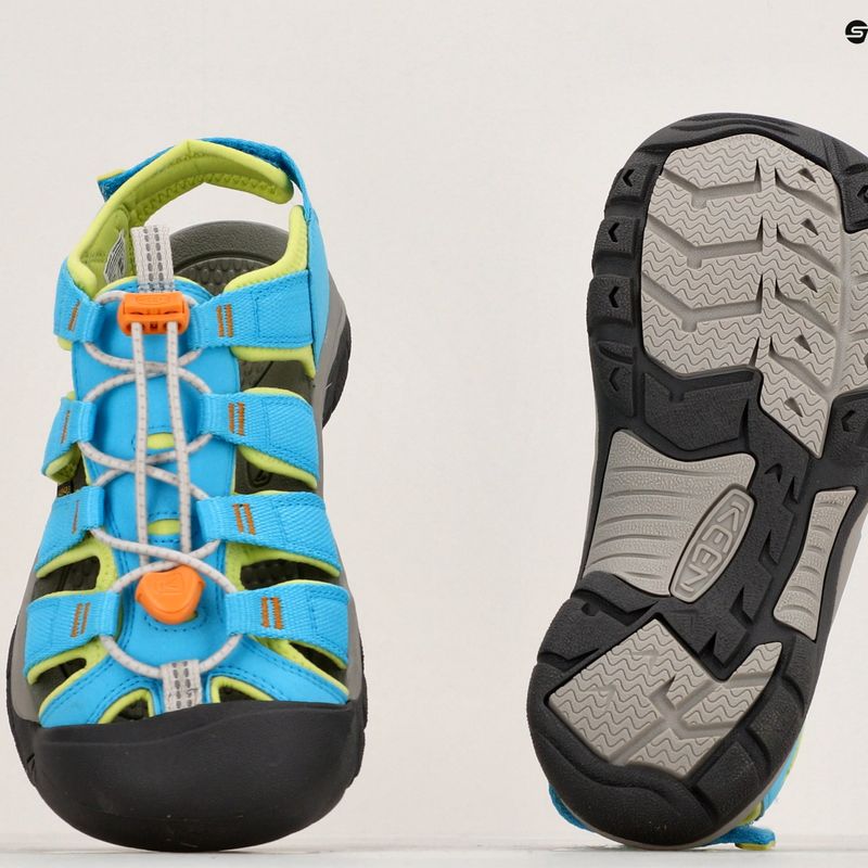 Juniorské sandále KEEN Newport Boundless blue atoll/daiquiri green 9