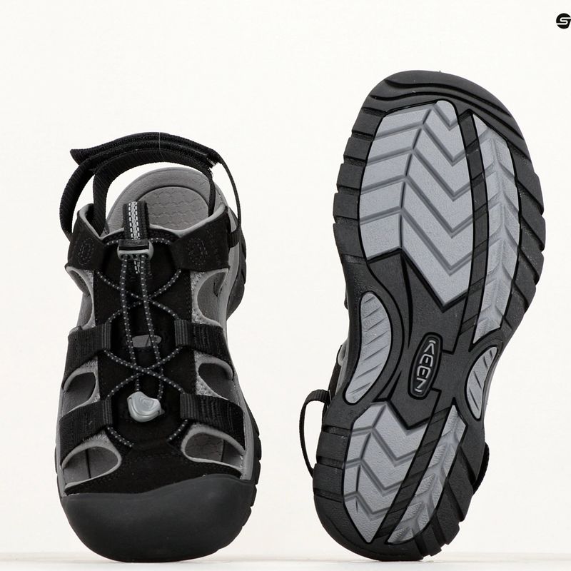 KEEN Rapids H2 pánske trekingové sandále black/steel grey 9