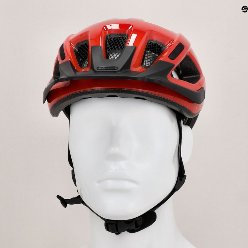 Cyklistická prilba ABUS Aduro 3.0 blaze red 9