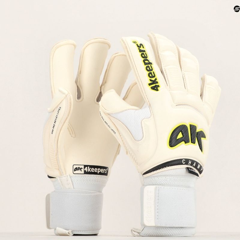 Brankárske rukavice 4keepers Champ Carbo VI RF2G strap white 5
