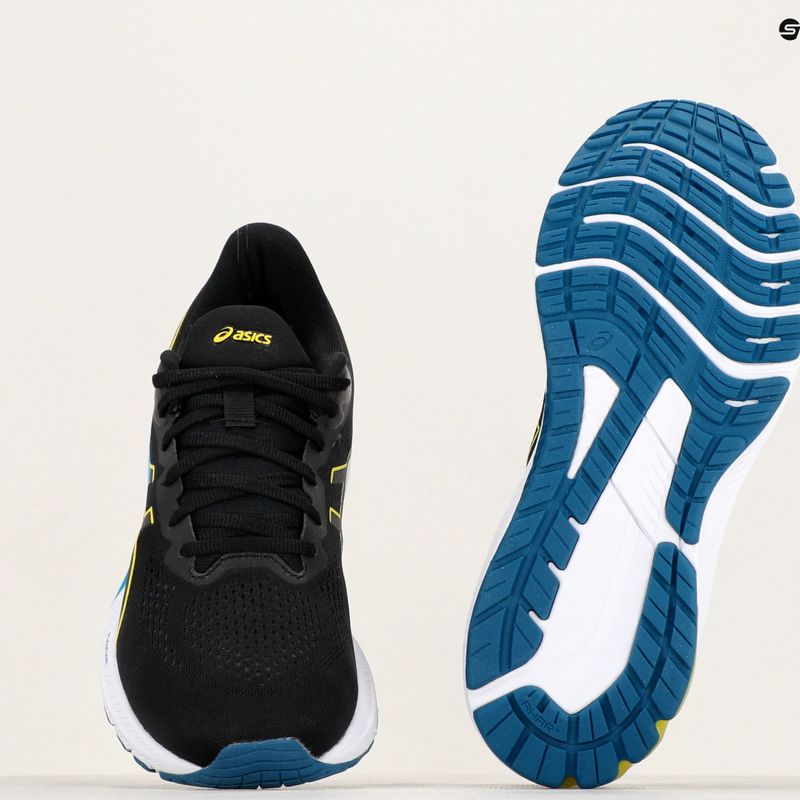 ASICS GT-1000 12 pánska bežecká obuv black/bright yellow 12