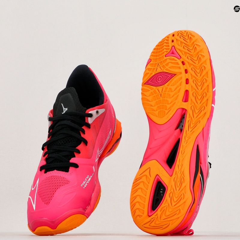 Pánska hádzanárska obuv Mizuno Wave Mirage 5 radiant red/white/carrot curl 10