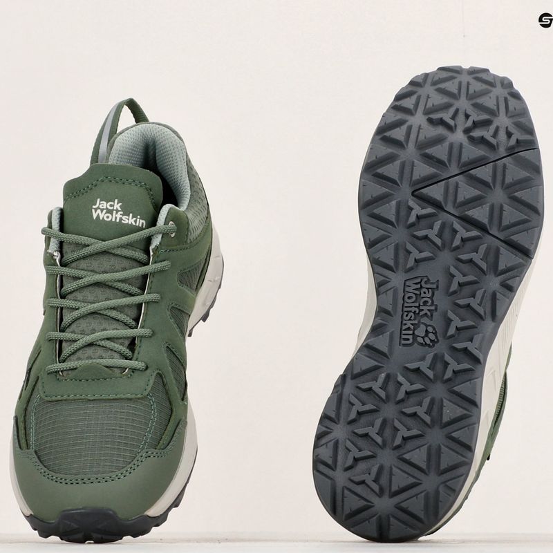Dámske trekové topánky Jack Wolfskin Woodland 2 Texapore hedge green 10