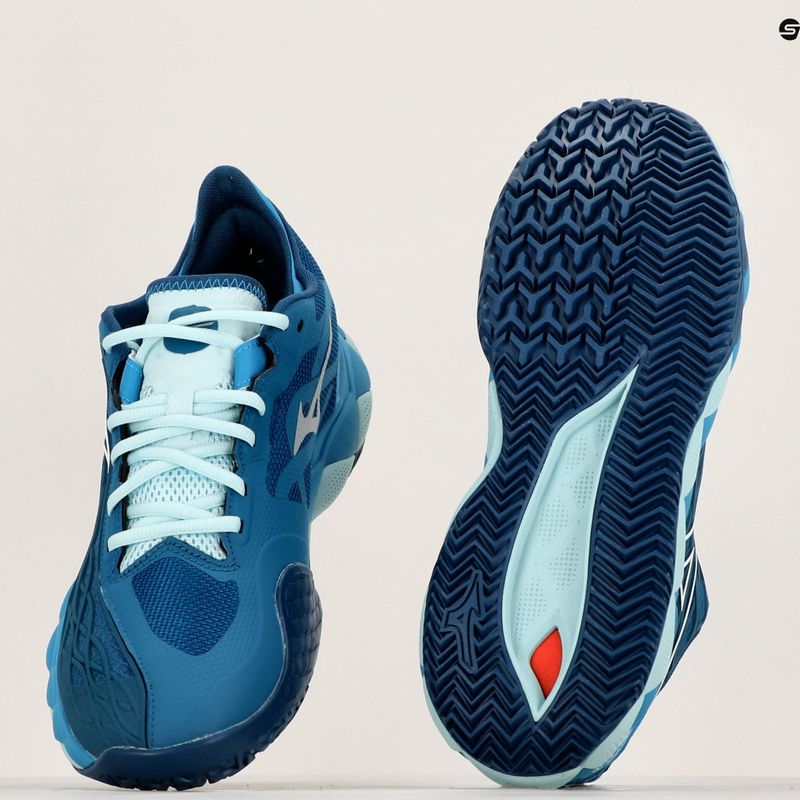 Pánska tenisová obuv Mizuno Wave Enforce Tour CC moroccan blue/white/bluejay 10