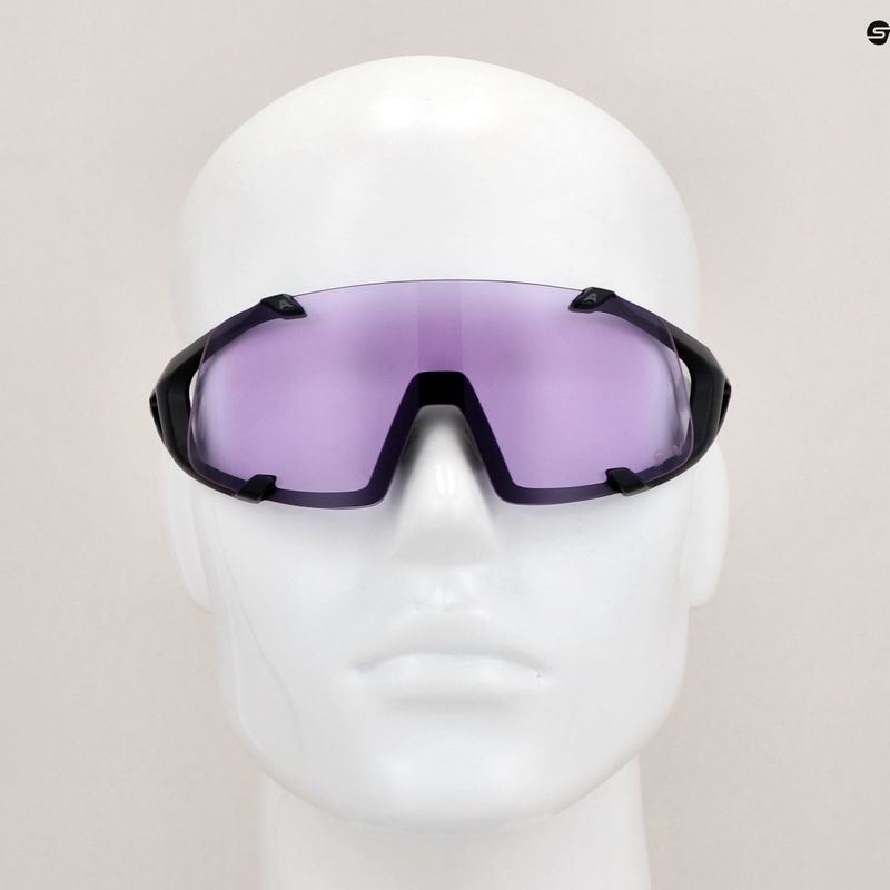 Slnečné okuliare Alpina Hawkeye Q-Lite V black matt/purple 9