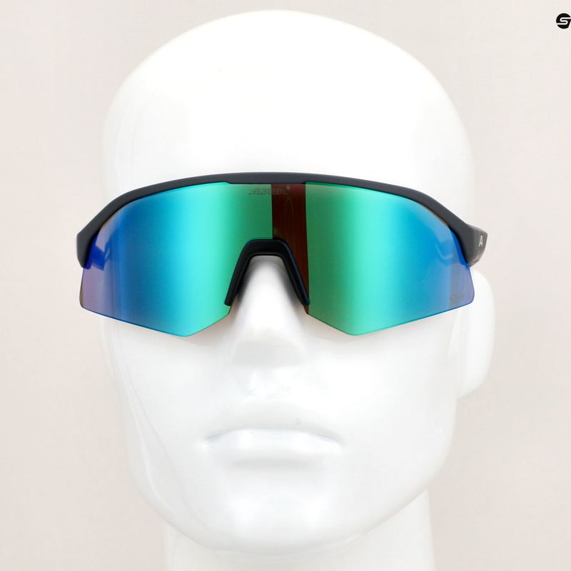 Slnečné okuliare Alpina Sonic Q-Lite midnight grey matt/green mirror 7