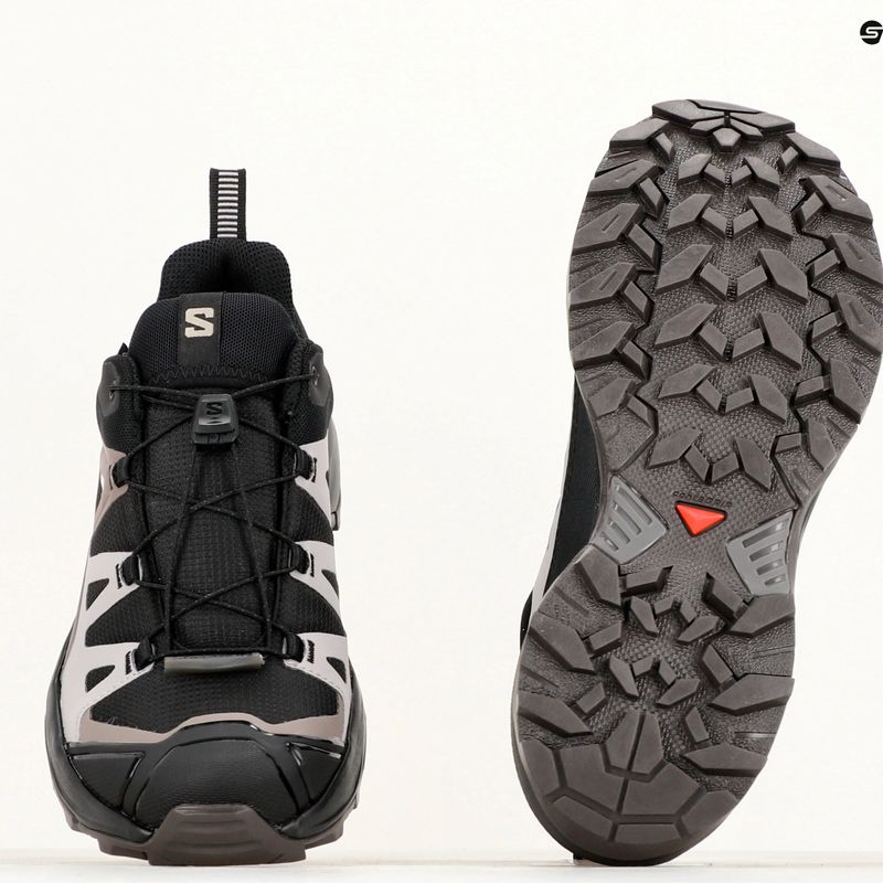 Dámske turistické topánky Salomon X Ultra 360 GTX black/plum kitten/shale 10