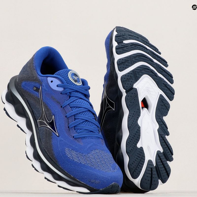 Pánska bežecká obuv Mizuno Wave Sky 7 surf the web/silver/dress blues 9
