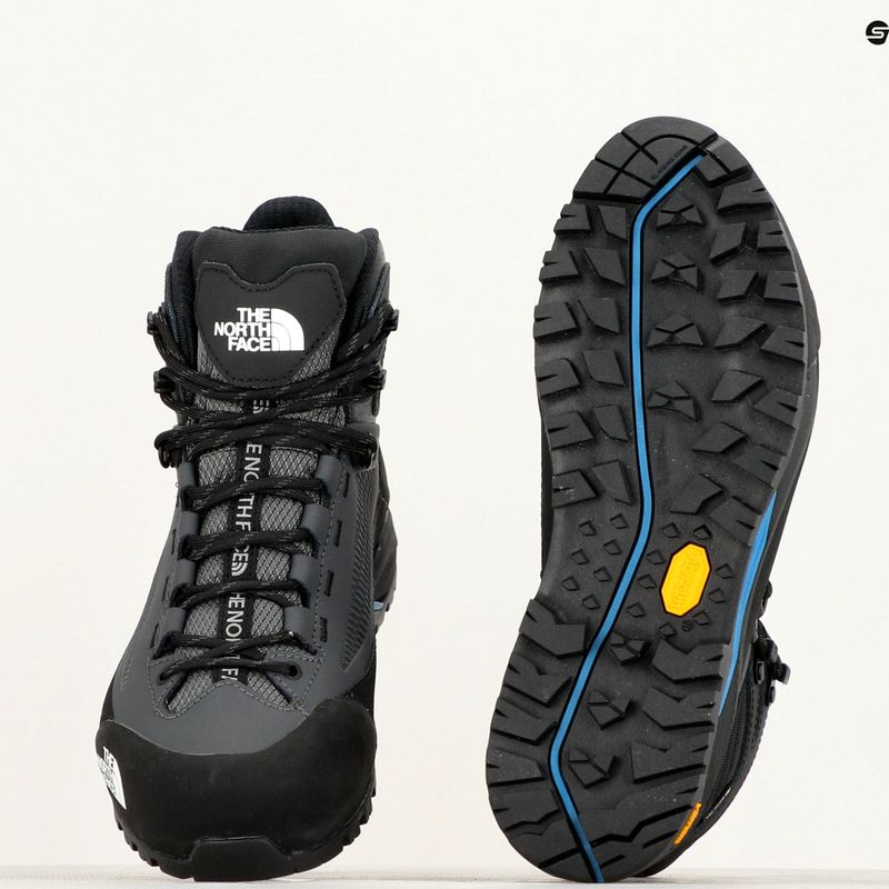 Pánske vysokohorské topánky The North Face Verto Alpine Mid Gore-Tex asphalt grey/black 9