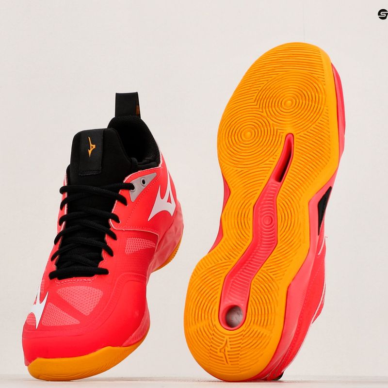 Pánska volejbalová obuv Mizuno Wave Dimension radiant red/white/carrot curl 9