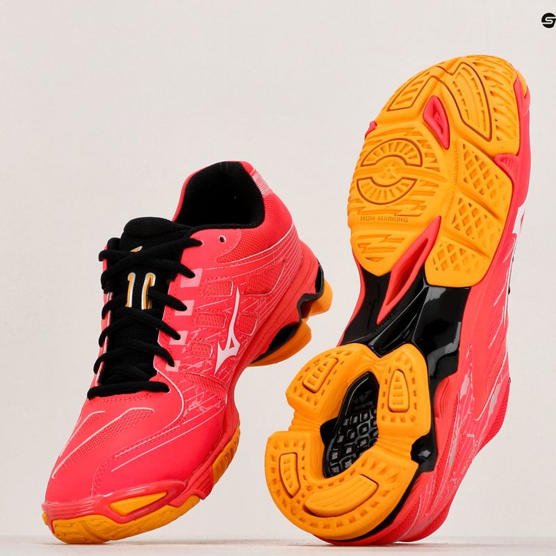 Pánska volejbalová obuv Mizuno Wave Voltage radiant red/white/carrot curl 9