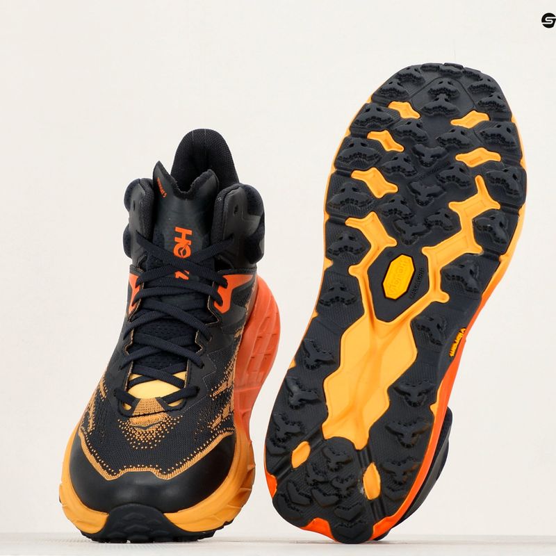 Pánska bežecká obuv HOKA Speedgoat 5 Mid GTX blue graphite/amber yellow 9