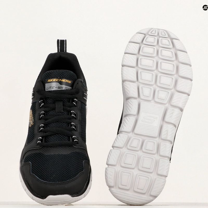 Pánska obuv SKECHERS Track Knockhill black/gold 9