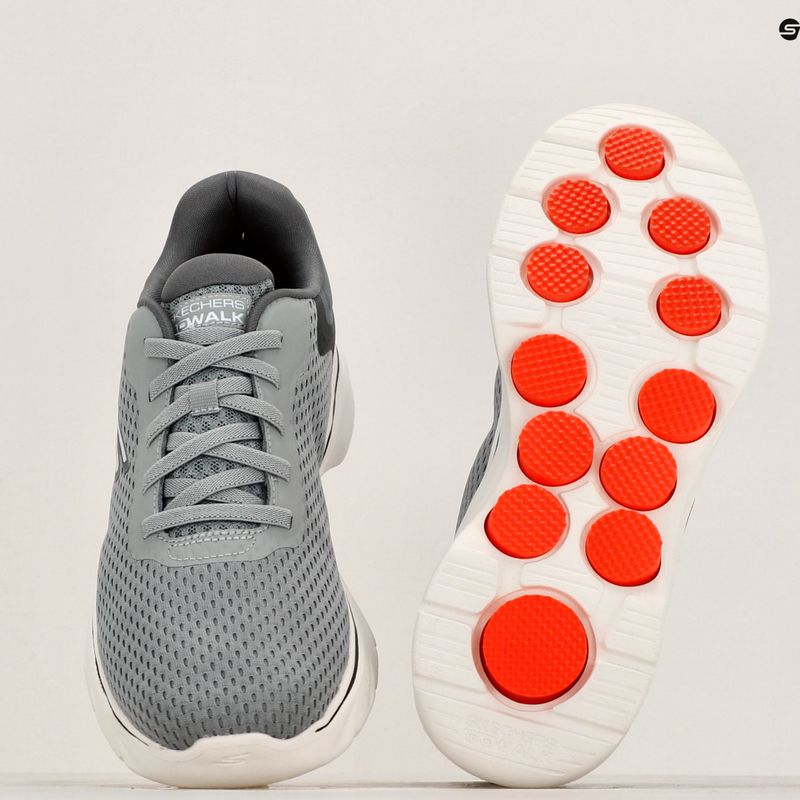 Pánske topánky SKECHERS Go Walk 7 The Construct sivé/biele/oranžové 9