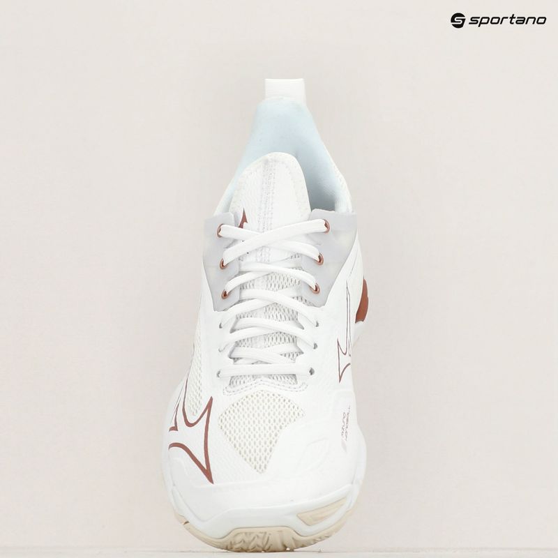 Pánska bežecká obuv Mizuno Wave Rebellion Sonic 2 white/hot coral/harbor mist 9