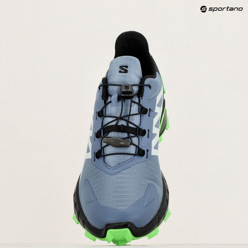 Pánska bežecká obuv Salomon Supercross 4 flint stone/black/green gecko 12