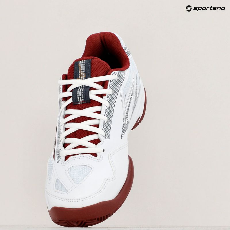 Dámska tenisová obuv Mizuno Break Shot 4 CC white/cabernet/paprus 9
