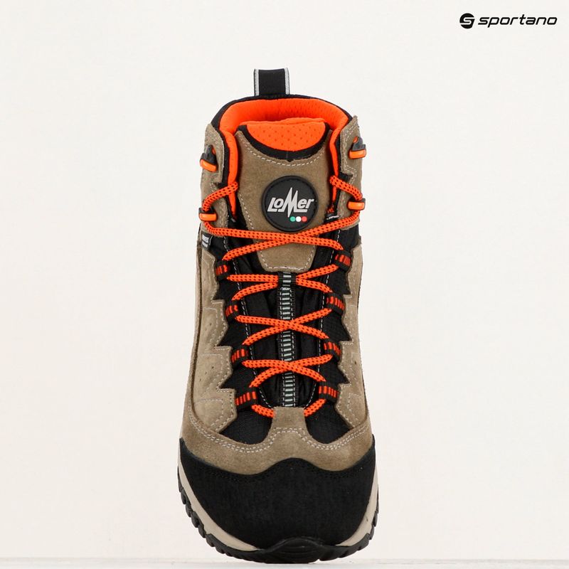 Pánske trekové topánky Lomer Sella High Mtx Suede truffle 10