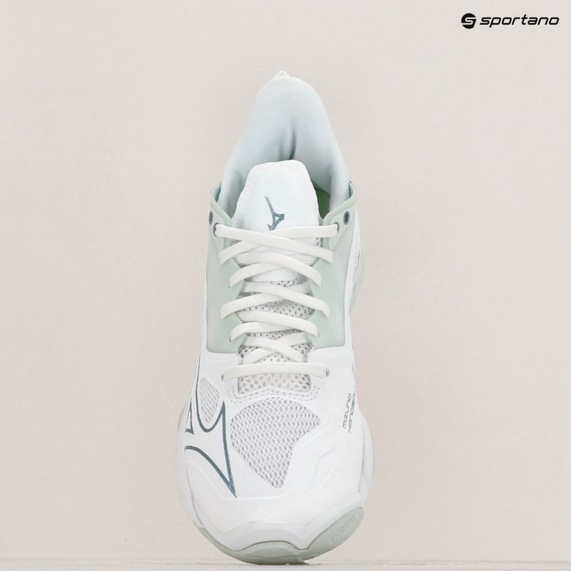 Dámska hádzanárska obuv Mizuno Wave Mirage 5 white/glacial ridge/patinagreen 9