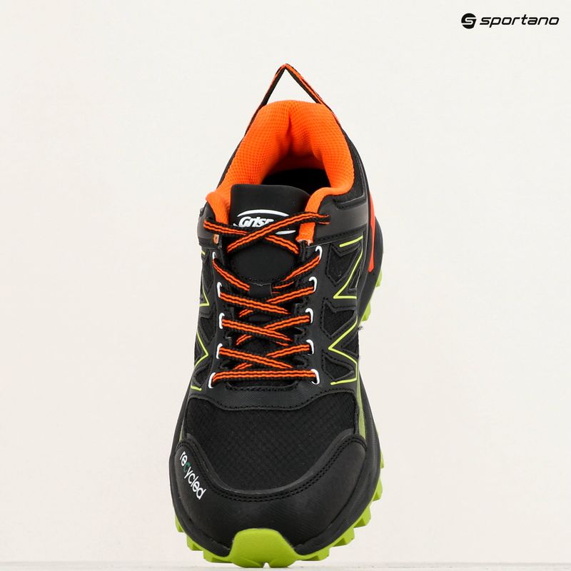 Pánske trekové topánky Grisport 81001V2M2 black/lime 9