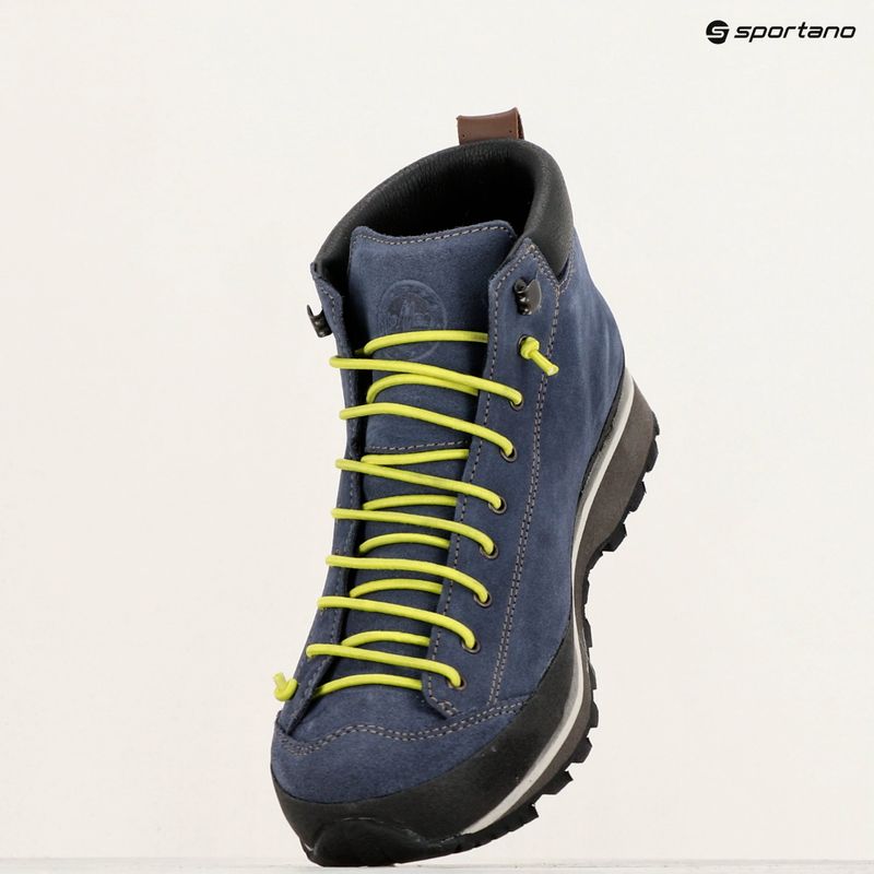Pánske turistické topánky Lomer Bio Naturale Mid Mtx Suede flag/lime 10