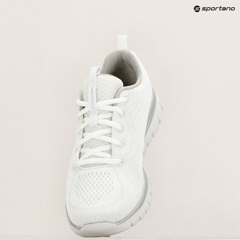 Dámska obuv SKECHERS Graceful Get Connected white/silver 9