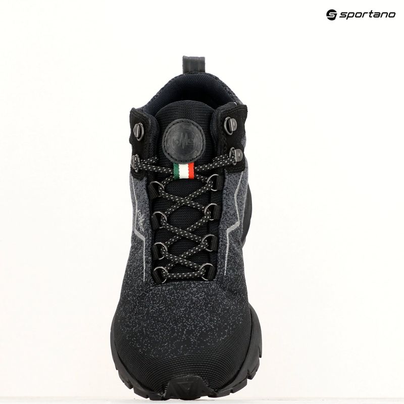 Pánske turistické topánky Lomer Spider Mid Ultra Mtx total black 9
