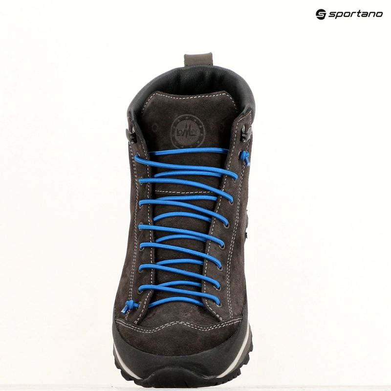 Pánske turistické topánky Lomer Bio Naturale Mid Mtx Suede anthra/laguna 10