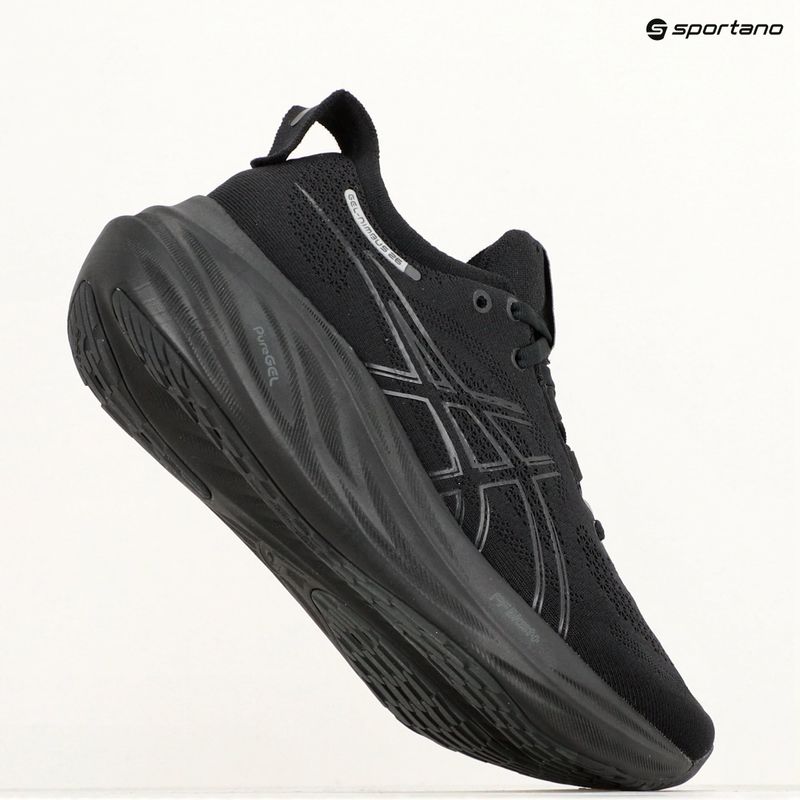 Dámska bežecká obuv ASICS Gel-Nimbus 26  black/black 9