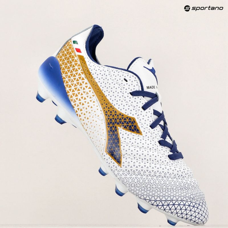 Pánske kopačky Diadora Brasil Elite Tech GR ITA LPX white/blue/gold 11
