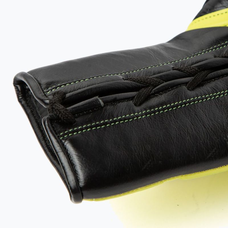 Boxerské rukavice Everlast Powerlock 2 Laced Pro Training neónovo žlté 11