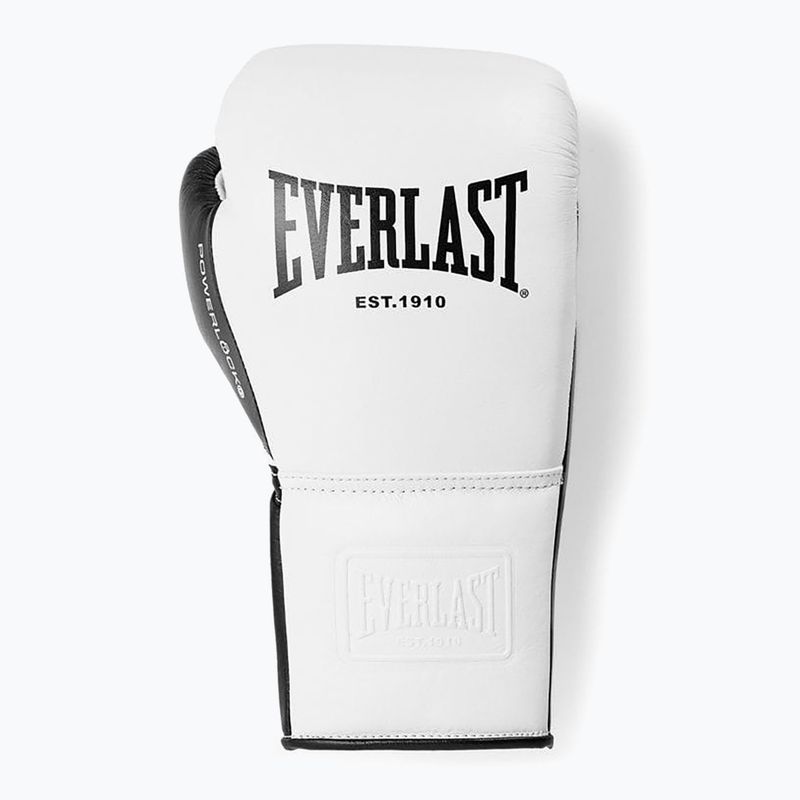 Boxerské rukavice Everlast Powerlock Pro OG Laced white/black 2
