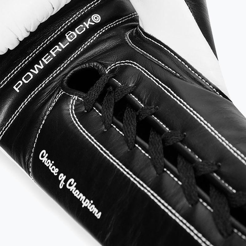 Boxerské rukavice Everlast Powerlock Pro OG Laced white/black 4