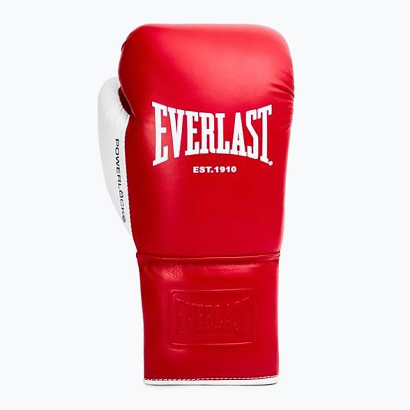 Boxerské rukavice Everlast Powerlock OG Pro Fight red/white 2