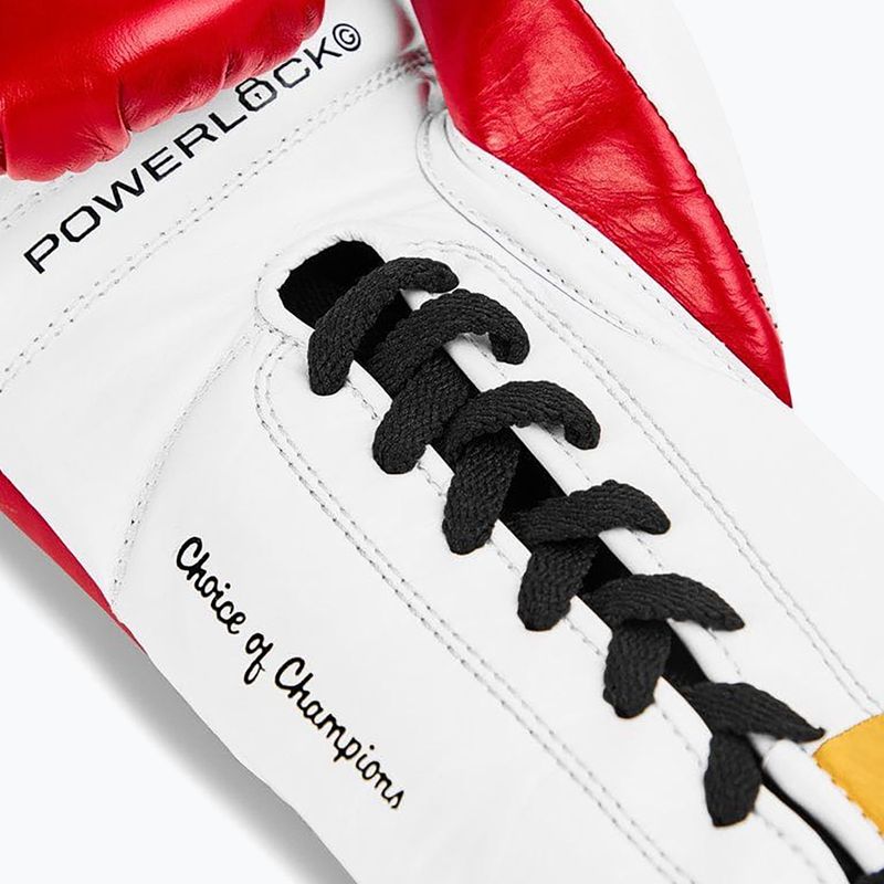 Boxerské rukavice Everlast Powerlock OG Pro Fight red/white 4