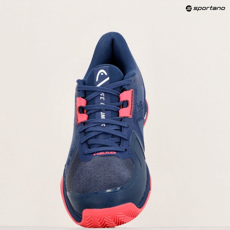 Dámska tenisová obuv HEAD Sprint Pro 3.5 Clay dark blue/azalea 9