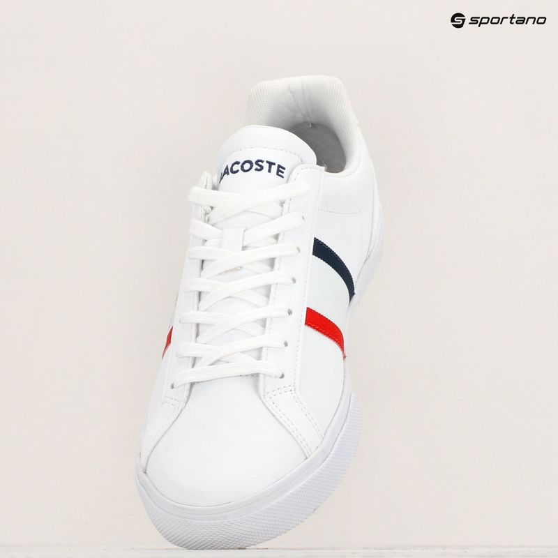 Lacoste pánska obuv 45CMA0055 white/navy/red 15