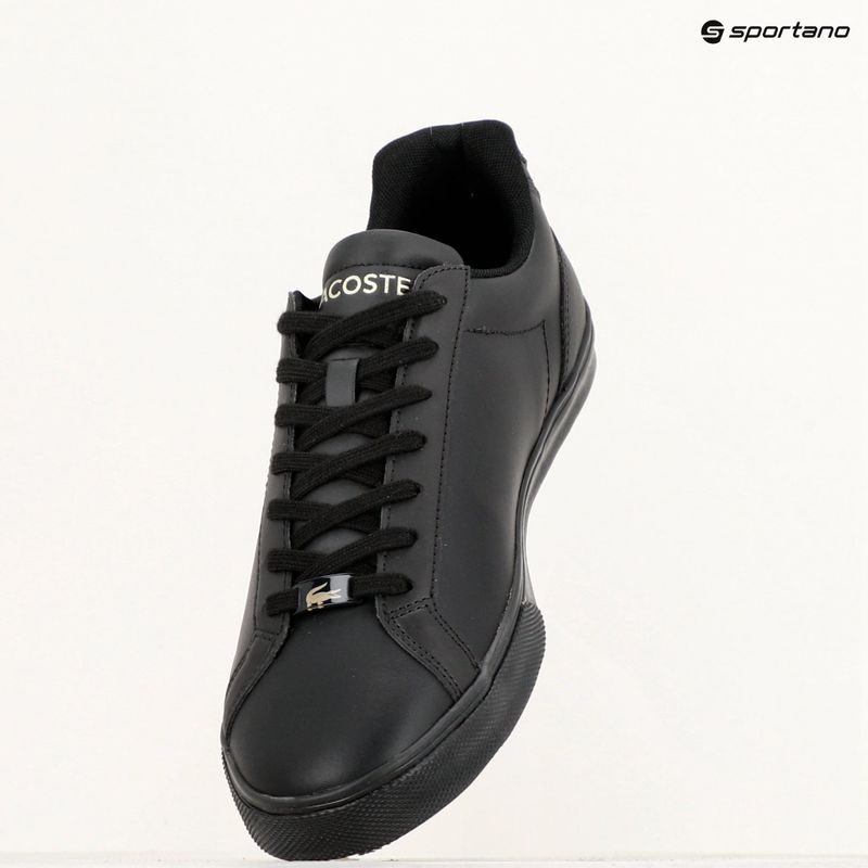 Lacoste pánska obuv 45CMA0052 black/black 15