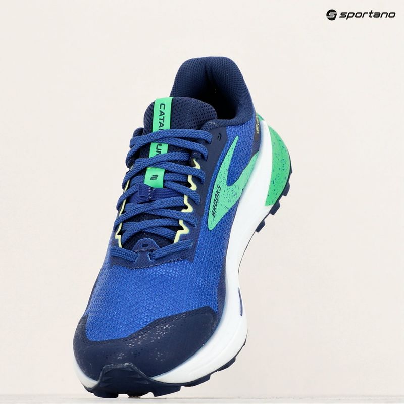 Brooks Catamount 2 pánska bežecká obuv navy/yucca/pink 10