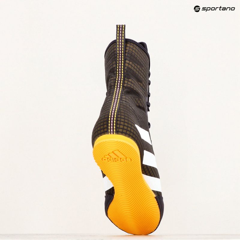 Boxerská obuv adidas Box Hog 4 aurora black/cloud white/spark 10