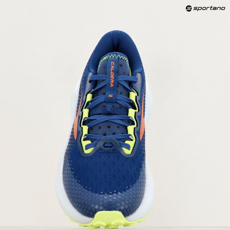 Brooks Caldera 6 pánska bežecká obuv navy/firecracker/sharp green 10