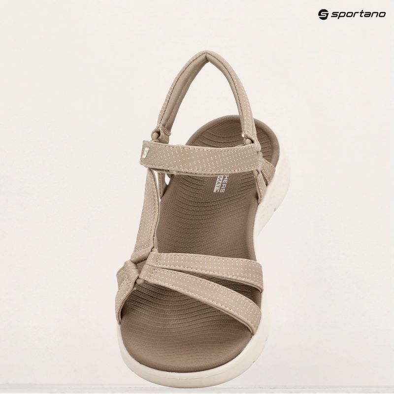 Dámske sandále SKECHERS Go Walk Flex Sublime taupe 15