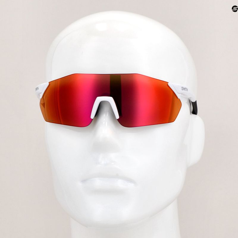 Slnečné okuliare Smith Reverb matte white/chromapop red mirror 8