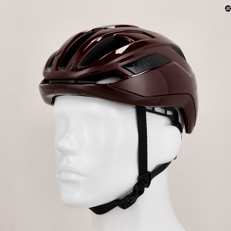 Cyklistická prilba KASK Sintesi vínová červená 11