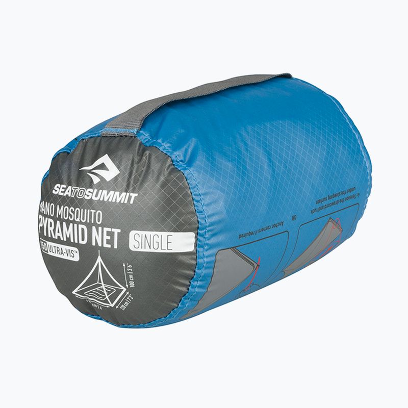 Sieťka proti hmyzu Sea To Summit Nano MosquiTo Pyramid Net Single grey 7