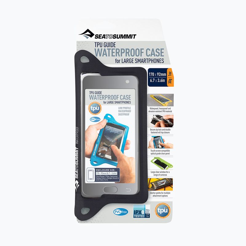 Puzdro na smartfón Sea To Summit TPU Guide Waterproof Case black 2