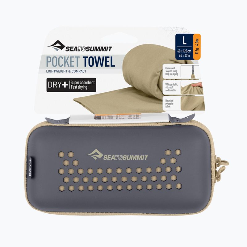 Rýchloschnúci uterák Sea to Summit Pocket Towel ACP071051-060312 desert 3