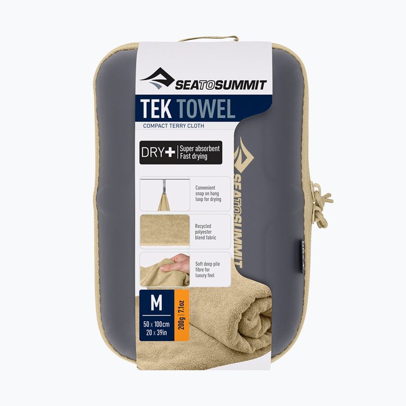 Rýchloschnúci uterák Sea to Summit Tek Towel M desert 3