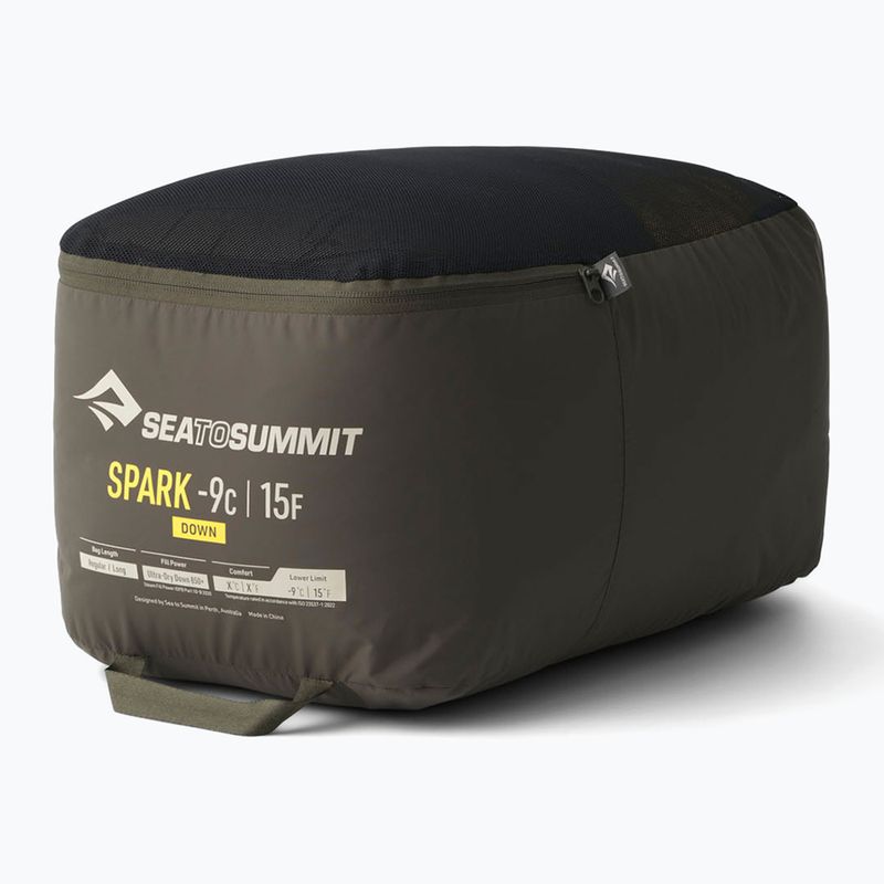 Spací vak Sea To Summit Spark Down -9C|15F Regular grey/yellow 2