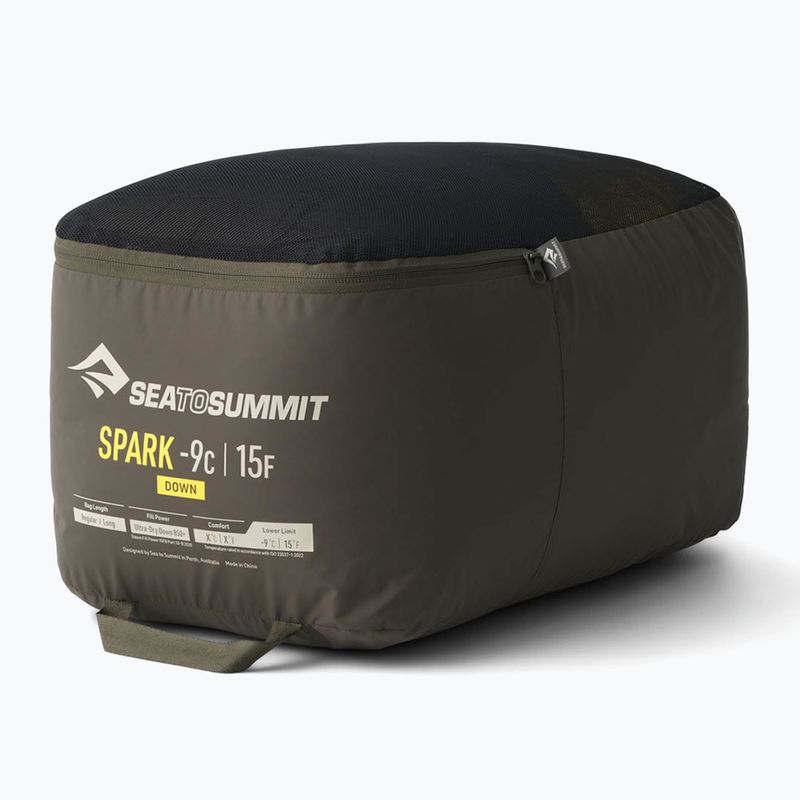 Spací vak Sea To Summit Spark Down -9C|15F Long grey/yellow 2